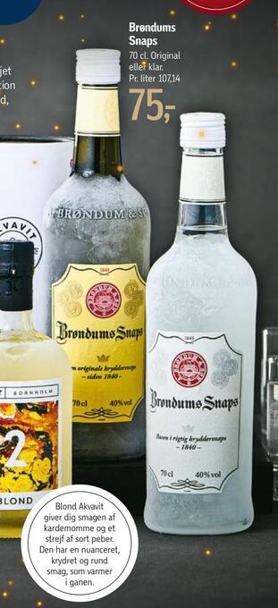 Føtex Brøndums snaps tilbud
