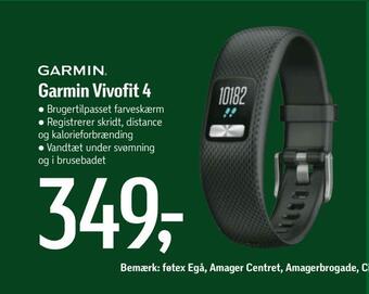 Føtex Garmin vivofit 4 tilbud