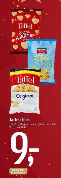 Føtex Taffel chips tilbud
