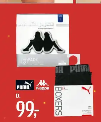 2-pak puma tights eller 3-pak kappa tights