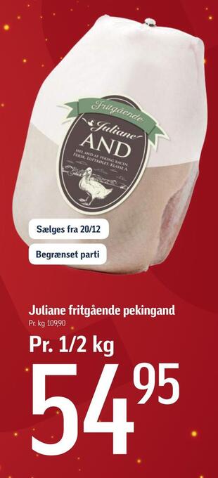 Føtex Juliane fritgående pekingand tilbud