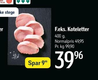 Føtex Koteletter tilbud
