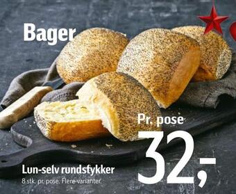 Føtex Lun-selv rundstykker tilbud