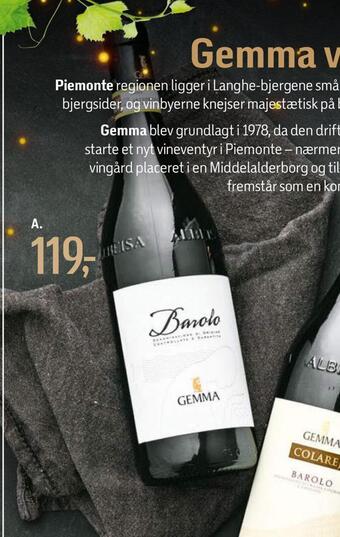 Føtex Gemma barolo tilbud