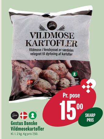 Min Købmand Gestus danske vildmosekartofler tilbud
