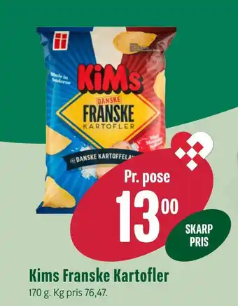 Min Købmand Kims franske kartofler tilbud