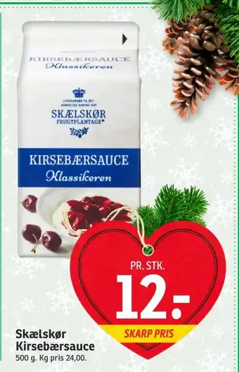 SPAR Skælskør kirsebærsauce tilbud