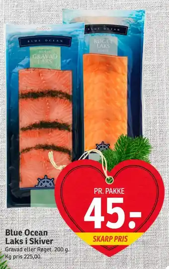 SPAR Blue ocean laks i skiver tilbud