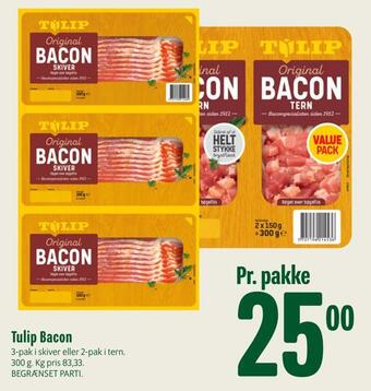 Min Købmand Tulip bacon tilbud