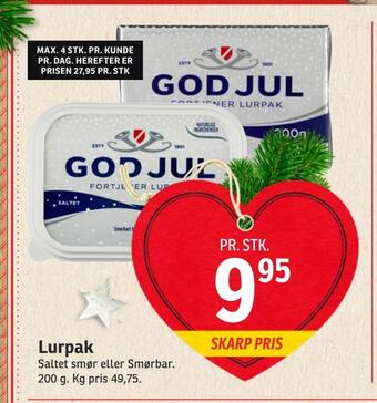 SPAR Lurpak tilbud