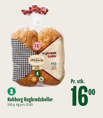 Min Købmand Kohberg rugbrødsboller tilbud