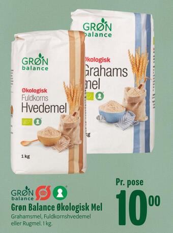 Min Købmand Grøn balance økologisk mel tilbud