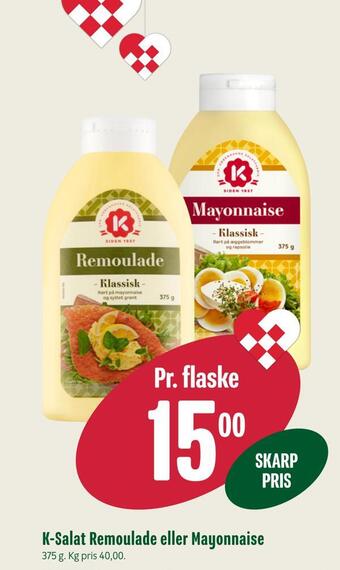 K-salat remoulade eller mayonnaise
