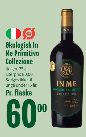 Min Købmand Økologisk in me primitivo collezione tilbud