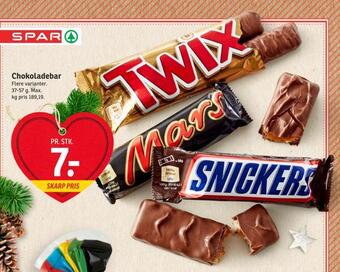 SPAR Chokoladebar tilbud
