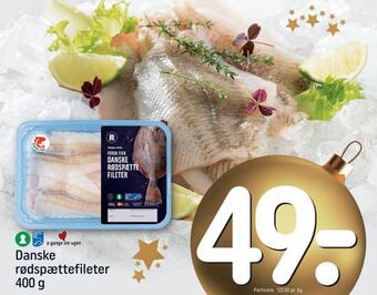 REMA 1000 Danske rødspættefileter tilbud