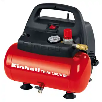 Einhell, kompressor, tc-ac 190/6/8 of, 8 bar, 6 l