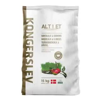 Kongerslev, havekalk og gødning, 15 kg