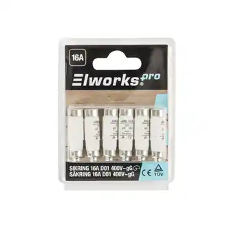 Silvan Elworks sikring d01 16 a 6 stk tilbud