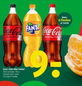 Coop 365 Coca-cola eller fanta tilbud
