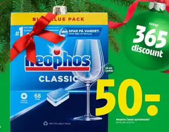Coop 365 Neophos classic opvasketabs tilbud