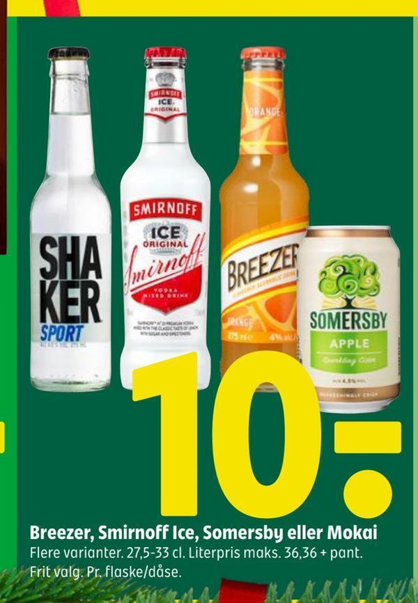 breezer smirnoff ice