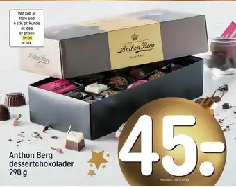 REMA 1000 Anthon berg dessertchokolader tilbud