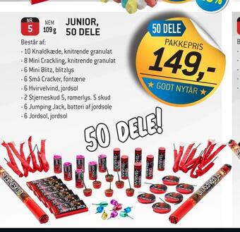 Thansen Junior, 50 dele tilbud