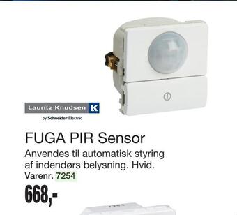 Harald Nyborg Fuga pir sensor tilbud