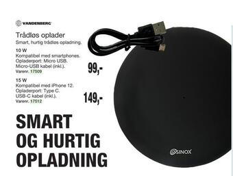 Harald Nyborg Trådløs oplader tilbud