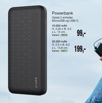 Harald Nyborg Powerbank tilbud