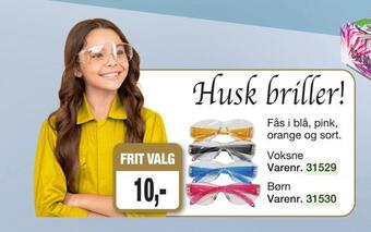 Husk briller!