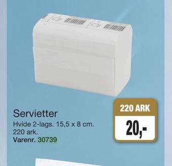 Harald Nyborg Servietter tilbud