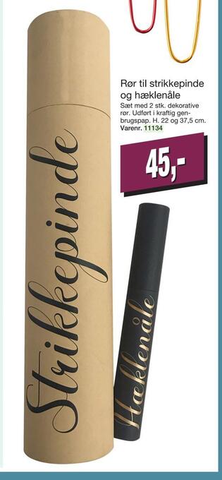 Harald Nyborg Rør til strikkepinde og hæklenåle tilbud