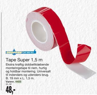 Harald Nyborg Tape super 1,5 m tilbud