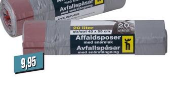 Harald Nyborg Affaldsposer med snøreluk tilbud