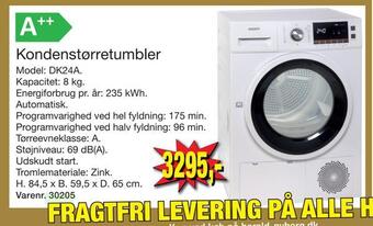 Harald Nyborg Kondenstørretumbler tilbud