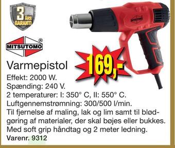 Harald Nyborg Varmepistol tilbud
