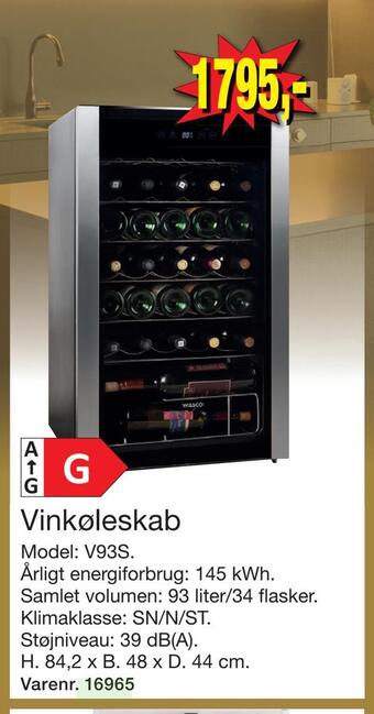 Harald Nyborg Vinkøleskab tilbud