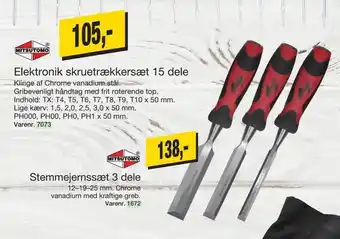 Stemmejernssæt 3 dele