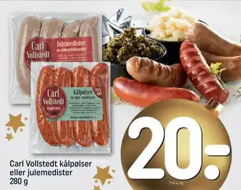 Carl vollstedt kålpølser eller julemedister