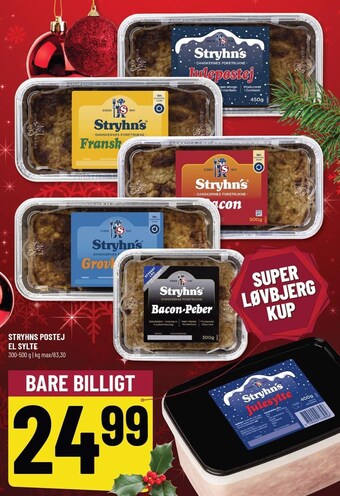 Løvbjerg Stryhns postej el. sylte tilbud