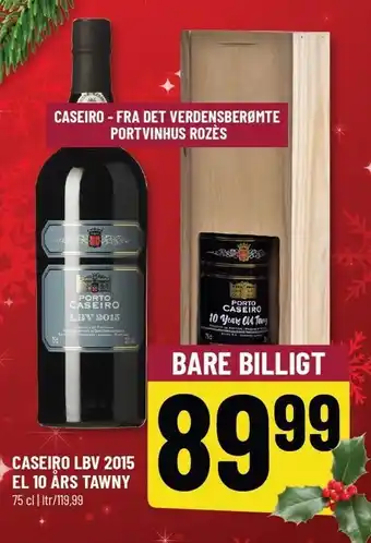 Løvbjerg Caseiro lbv 2015 el. 10 års tawny tilbud