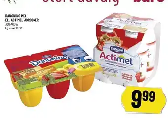 Løvbjerg Dononino mix el. actimel jordbær tilbud