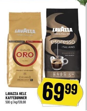 Løvbjerg Lavazza hele kaffebønner tilbud