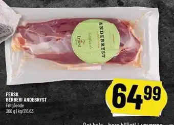 Løvbjerg Fersk berberi andebryst tilbud
