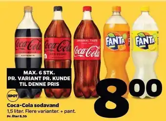 Netto Coca-cola el. fanta sodavand tilbud