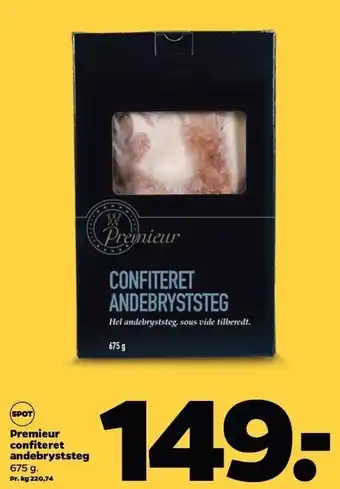 Premieur confiteret andebryst
