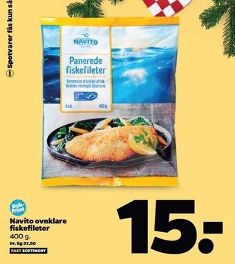 Netto Navito ovnklare fiskefileter tilbud