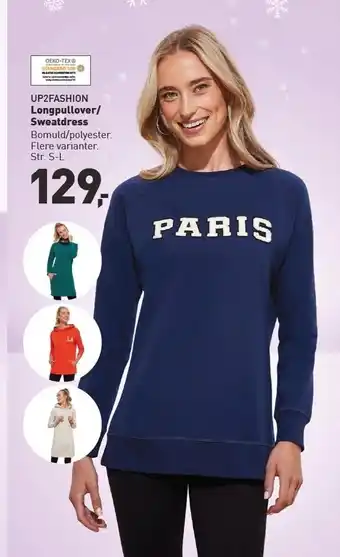 ALDI Longpullover/sweatdress, flere varianter tilbud